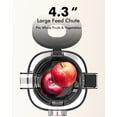 thumbnail image 3 of SiFENE 150W Slow Masticating Juicer Machine, 4.3-inch Wide Mouth, High Power, Easy to Clean, Red, 3 of 8