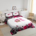 thumbnail image 3 of Erosebridal Letter Initial Bedding Twin Comforter Set,Monogrammed Personalized Down Comforter,Flower Decor,Reversible,Lightweight,2-Piece, 3 of 8