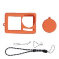 thumbnail image 2 of Camera Silicone Protective Sleeve Cover Anti Drop Lens Protector Cap Camera Accessories with Wrist Strap for Action 5 Pro, 2 of 7