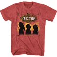 thumbnail image 1 of ZZ Top La Futura Red Heather Adult T-Shirt 4Xl, 1 of 2