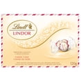 thumbnail image 1 of Lindt LINDOR Candy Cane White Chocolate Truffles, 120-Gram Box, 1 of 4