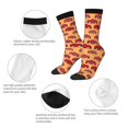 thumbnail image 4 of Lsque Red Cars Printed Men's Crew Socks, Soft Durable Breathable Moisture-Wicking with Odor Control Cotton socks, 4 of 6