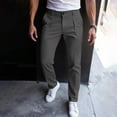 JIA JIA SHUANG Mens Dress Pants Slim Fit Formal Suit Pants Business ...