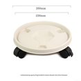 thumbnail image 3 of 260mm Plant Mover With Wheels Plant Support Roller Flower Pot Base Movable Tray, 3 of 11