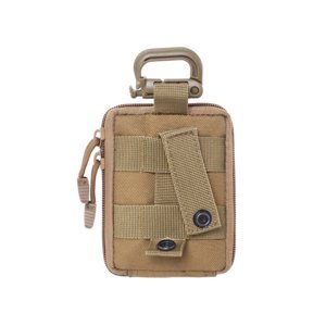 Xingzhi Tablet Storage Bag Nylon Pill Organizer Sorting Sundries Packaging Pouch Emergency Pack Pocket for Outdoor Hiking Mud Color