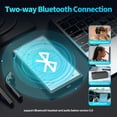 thumbnail image 4 of Lecteur MP3 Amélioré de 160 Go avec Bluetooth et Wi-Fi, Lecteurs MP3 et MP4 Android 14 OS avec Écran Tactile de 4 Pouces et Haut-Parleur, 3 Go de RAM et 32 Go de ROM, Lecteur de Musique 2500 mAh avec Spotify, Audible, Amazon Music, Play Store, 4 of 10