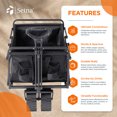 thumbnail image 2 of Seina 150lb Capacity Collapsible Steel Frame Outdoor Utility Wagon Cart, Black, 2 of 9