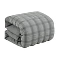 thumbnail image 3 of JML Cal King Comforter Set 7 piece,Microfiber Needle Stitch Pinch Pleat Comforter Bed in A Bag, 3 of 5