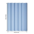 thumbnail image 3 of UsRHHA Rideau de Douche Imperméable Imprimé pour Salle de Bain, 180x120 cm Sans Trou Requis avec Crochets Inclus, Doublure de Douche pour Salle de Bain Rideau de Séparation, 3 of 7