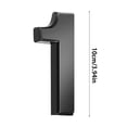 thumbnail image 2 of Penkiiy 3.94 Inch Black Metal Numbers , Modern Metal House Numbers, Black Door Numbers, Outdoor Mailbox Numbers, Metal Black House Address Letters and Numbers for House Office Apartment Outside, 2 of 6