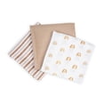 thumbnail image 2 of Lulujo - Infant, Baby, Infant - Cotton Muslin Receiving Blankets - 3 Pack, 2 of 4
