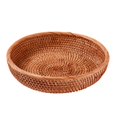 thumbnail image 1 of Wicker Bread Basket Round Handwove Wicker Fruit Basket for Home Fruit Wallet L, 1 of 8