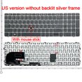 thumbnail image 1 of SP/US/RU For HP EliteBook EliteBook 850 G3 850 G4 755 G3 ZBOOK 15U G3 G4 US without Backlit Laptop Keyboard English US NO Backlit, 1 of 6