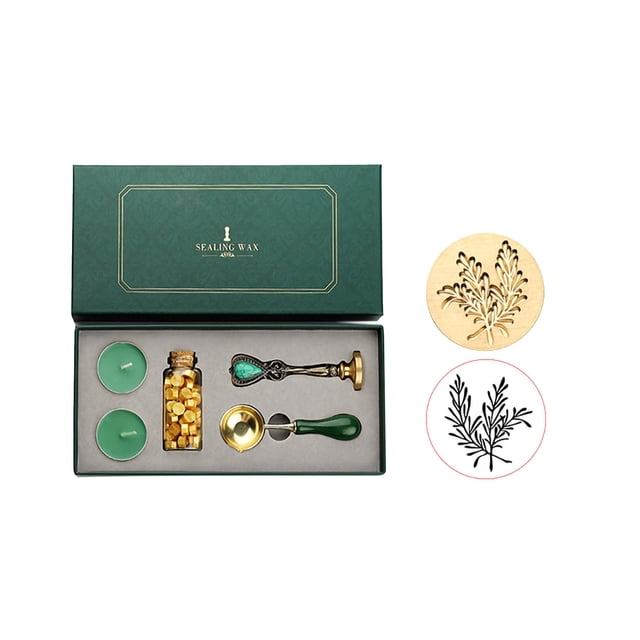 LSLJS Fire Lacquer Sealing Wax Set Fire Lacquer Wax Grain Set Fire Lacquer, Seal Se T