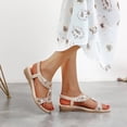 thumbnail image 5 of Kcodviy Sandales pour Femmes Chaussures Compensées Sandales Larges pour Femmes Largeur Grand Sandales à Bride à Boucle Sandales d'Été pour Femmes Largeur Grand Sandales de Plage Chaussures pour Sandales en Corde pour Femmes, 5 of 5