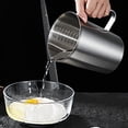 thumbnail image 4 of Stainless Steel Storage Pitcher 70 oz Large Metal Measuring Jug with Handle Versatile Heavy-Duty Container for Cooking Baking and Beverage Preparation, 4 of 7