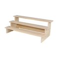 thumbnail image 2 of Support d'Exposition pour Objets de Collection, Cadre de Révélation Multicouche, Présentoir de Produits, Présentoir en Bois, 3 Niveaux, 40 cm, 2 of 7