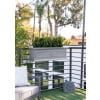 thumbnail image 3 of Veradek Brixton Railing Window Box 36" Planter 2 Pack Grey, 3 of 10