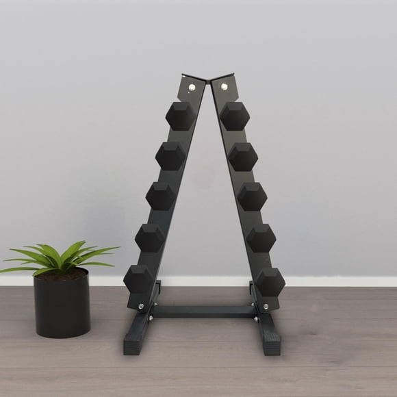 AKDSteel A-Frame Dumbbell Rack Stand, Heavy Duty Steel Weight Storage Organizer for Home Gym, 480LB Capacity