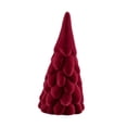 thumbnail image 2 of Lipstore Ceramic Artificial Christmas Tree Decoration Indoor Small Xmas Tree Flocked Xmas Layered 7.5x15.5cm, 2 of 8