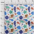 thumbnail image 2 of oneOone Silk Tabby Brown Fabric Beach Sewing Craft Projects Fabric Prints By Yard 42 Inch Wide, 2 of 4