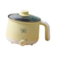 thumbnail image 4 of Tnarru Electric Cooking Pot Raman Cooker Stainless Steel Mini Travel Cooker Portable Cooking Pot for Dumpling Steak Soup Fry Oatmeal without steamer, 4 of 8