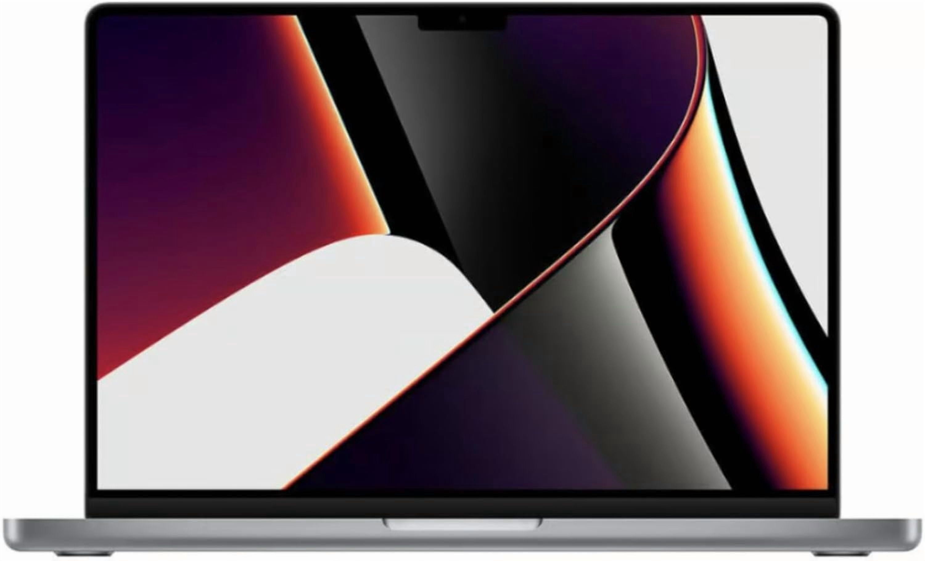 Restored Apple MacBook Pro 14 inch 2021 Silver Apple M1 Pro 512GB SSD 16GB RAM English Keyboard - Refurbished Good
