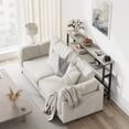 thumbnail image 3 of Narrow Console Table, 2-Tier Couch Table Behind Sofa, Small Entryway Table with Storage Display Shelves, for Hallway, Foyer, Living Room, Bedroom, 3 of 8