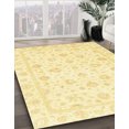 thumbnail image 2 of Ahgly Company Indoor Rectangle Abstract Sun Yellow Oriental Area Rugs, 5' x 7', 2 of 6