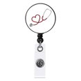 thumbnail image 2 of Iumwxz Nurse Badge Buckle Easy-To-Pull Buckle Retractable Badge Easy-To-Pull Certificate Buckle, 2 of 7
