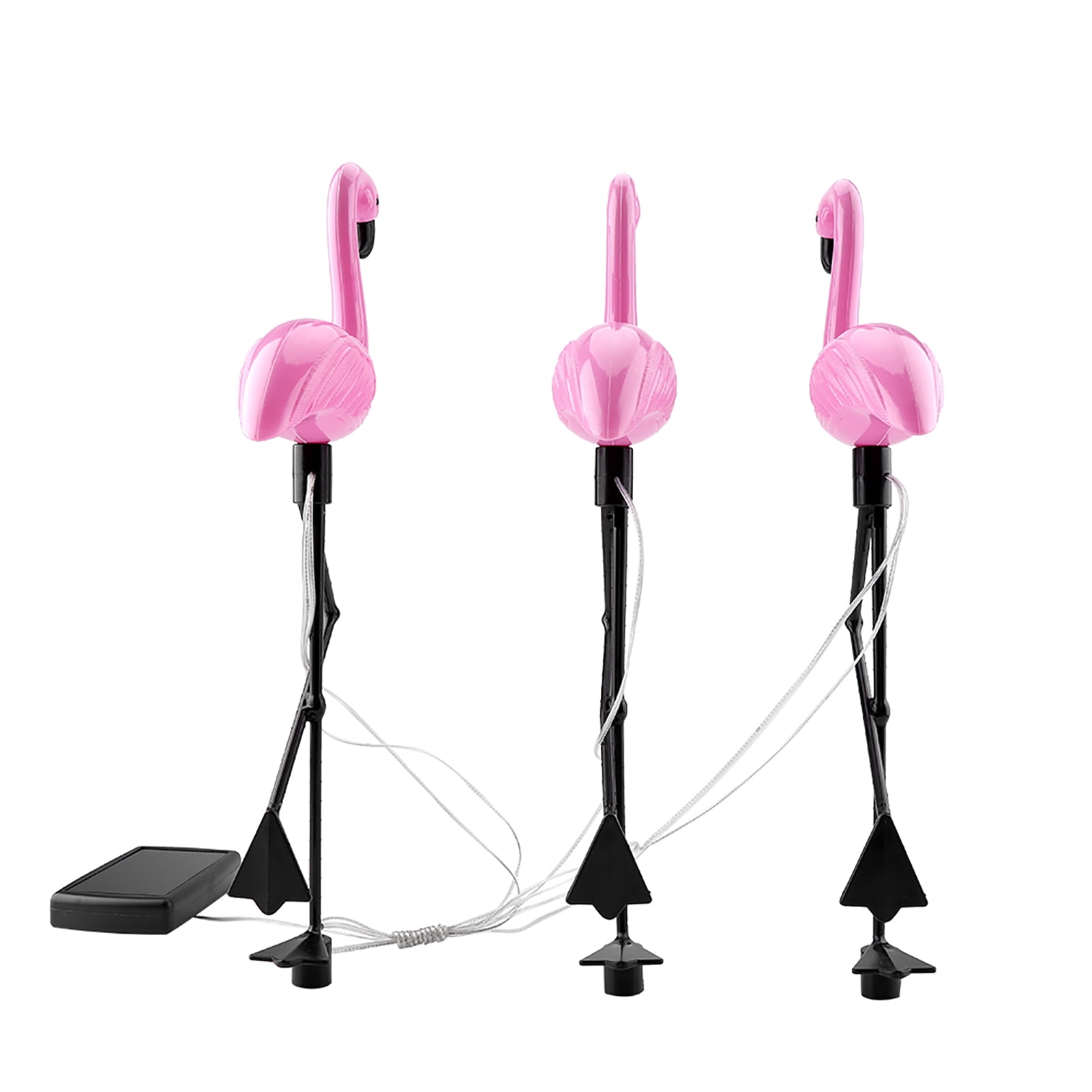 Outdoor Solar Garden Lights, Solar Flamingo Decorative Light Pathway Light Stake Lights For Patio, Yard, Driveway