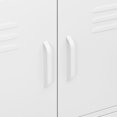 thumbnail image 5 of vidaXL Armoire de Rangement Blanche 80x35x101,5 cm Acier, 5 of 5
