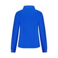thumbnail image 4 of Besolor Button Down Shirts for Women Solid Color Long Sleeve Colared Tops Loose Office Blouses for Casual Work, 4 of 5