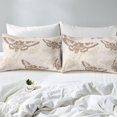 thumbnail image 4 of Erosebridal Gothic Moth Sheet Set Queen, Skull Bedding Sets Queen Size, Mandala Style Decor 4-Piece, 4 of 7