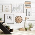 thumbnail image 2 of Bouclair Horloge Murale en Bois Naturel, 2 of 3