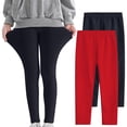 thumbnail image 4 of Timegard Girls Clothes 2pc Slim Fitting Pants Lightweight Solid Color Everyday Casual Stretch Leggings, 4 of 8