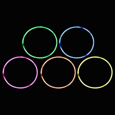 ibobby Fun Party Supplies Glow in the Dark Neon Necklace Bulk
