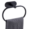 thumbnail image 1 of Self Adhesive Hand Towel Ring Holder Stainless Steel No Driling Bathroom Kitchen, 1 of 6