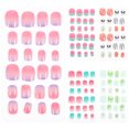 thumbnail image 1 of MasteelfCA 5 Boxes/120pcs Children Nails Kids False Nails Girls Cartoon Press on Fake Nails, 1 of 7