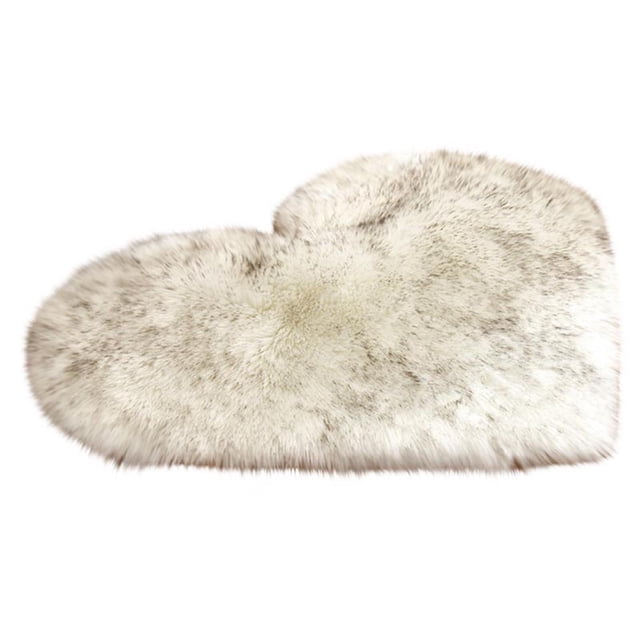 Agiferg Wool Imitation Sheepskin Rugs Faux Non Slip Bedroom Shaggy Carpet Mats