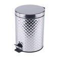 thumbnail image 1 of Jessar - Poubelle à Pédale, Capacité de 5 Litres, Fermeture en Douceur, Argent, 1 of 2