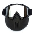 thumbnail image 3 of Snow Goggles Motorcycle Helmet Goggles Mask | Windproof Ski Goggles with Removable Face Mask for Winter Sports | Anti Fog UV Protection Lenses for Skiing Snowboarding Riding, 3 of 5