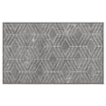 thumbnail image 1 of 18-inch x 30-inch Malika Grey Printed Floor Mat, 1 of 5