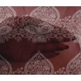 thumbnail image 4 of oneOone Viscose Chiffon Fabric Leaves & Floral Block Decor Fabric Printed BTY 42 Inch Wide, 4 of 4