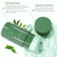 thumbnail image 2 of Green Tea Mask Stick Blackhead Remover Facial Mask Clay Mask Purifying Oil Control Clean Solid Mask Moisturizing Acne Deep Pore Cleansing for All Skin Types of Men and Women, 1PCS, 2 of 9