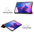 thumbnail image 3 of Pour Lenovo Tab P12 Pro Couverture avec Porte-Stylo 12.6 Pouces Couverture Antichoc Support Pliable Folio Couverture Intelligente pour Lenovo Tab P12 Pro 12.6 Pouces Rouge, 3 of 5