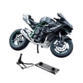 thumbnail image 2 of TISHITA Modèle de Moto à l'Échelle 1:10 Jouet de Moto, Robuste, Ornement, Simulation de Collection Gris avec Support, 2 of 8