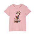 thumbnail image 1 of RXIRUCGD 2025 Vêtements d'Été pour Enfants T-shirt Imprimé Mode Mignon Col Rond Manches Courtes, 1 of 5
