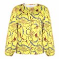 thumbnail image 4 of Pompotops Chemisier Mode Femme Col en V Imprimé Floral Manches Longues Ample, 4 of 6