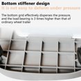 thumbnail image 4 of Plateau de Pot Portable de Remplacement Couleur Unie Rectangulaire Réutilisable Lavable Robuste Bureau Balcon Porte-Vase avec Frein Café Taille 2, 4 of 9